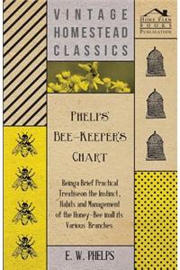 Phelps' Bee-Keeper's Chart - Being a Brief Practical Treatise on the Instinct, Habits and Management of the Honey-Bee in all its Various Branches