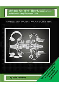 2000-2003 AUDI A3 TDI - 110HP Turbocompresor Reconstruir y Reparación de Guía