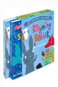 Singing Mermaid and The Rhyming Rabbit board book gift slipcase
