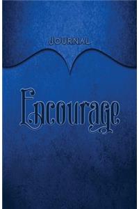 Encourage Journal: Dark Blue 5.5x8.5 240 Page Lined Journal Notebook Diary (Volume 1)