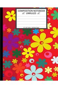 Unruled Composition Notebook 8