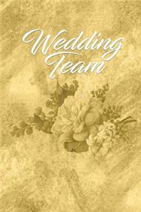 Gold Wedding Team Journal Notes To Write In