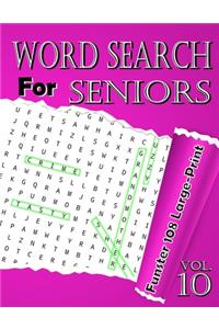 word search for seniors Vol.10