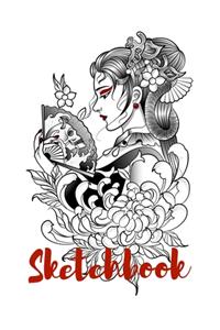 Sketchbook-Fashion Notebook for Drawing, Writing, Painting, Sketching, Doodling- 200 Pages, 8.5x11 High Premium White Paper