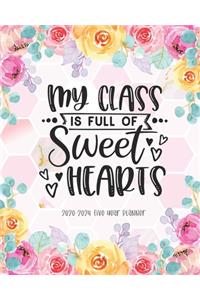 My Class is Full Of Sweethearts 2020-2024 Five Year Planner