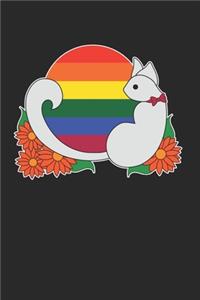 Gay Pride Cat Notebook - Owner Journal Planner