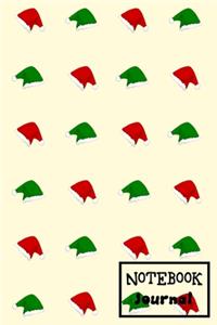 Christmas Hat Notebook Journal