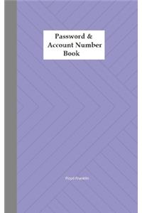 Password & Account Number Book