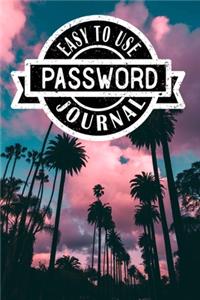 Easy to Use Password Journal