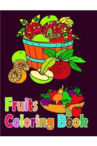 Fruits Coloring Book
