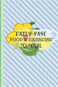 Daily Page Food & Exercise Journal