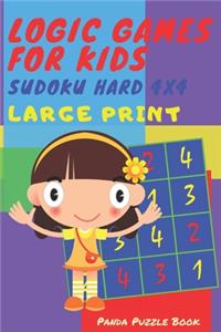 Logic Games For Kids - Sudoku Hard 4 x 4