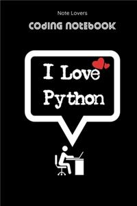 I Love Python - Coding Notebook