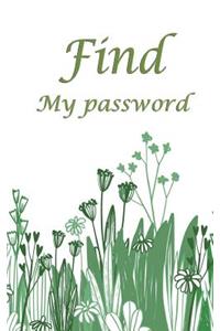 find my password