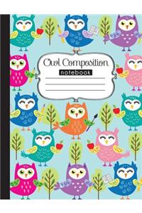 Owl Composition Notebook