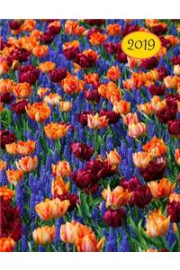 2019 Floral Daily Planner