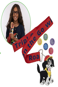 Vbs 2025 Road Trip Scripture Treasure Lanyard (Pkg of 12)