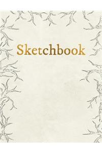 Sketchbook: Personalized Artist Sketchbook, Notebook: Blank Paper for Drawing, Creative Doodling or Sketching
