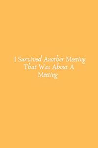 I Survived Another Meeting That Was about a Meeting