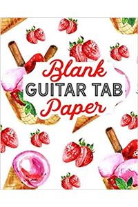 Blank Guitar Tab Paper