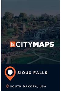City Maps Sioux Falls South Dakota, USA