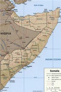 A Map of Somalia in Africa Journal