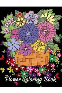 Flower Coloring Book