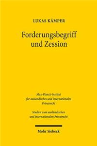Forderungsbegriff und Zession