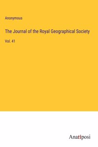The Journal of the Royal Geographical Society