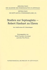 Studien Zur Septuaginta - Robert Hanhart Zu Ehren: Aus Anlaa Seines 65. Geburtstages