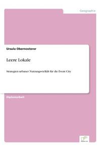 Leere Lokale