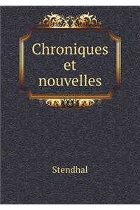 Chroniques et nouvelles