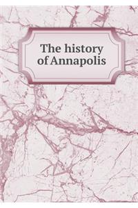 The History of Annapolis