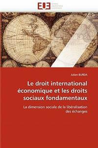 Le Droit International �conomique Et Les Droits Sociaux Fondamentaux