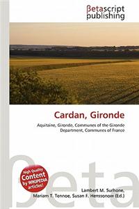 Cardan, Gironde