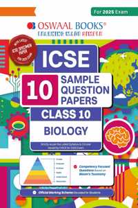 Oswaal ICSE | 10 Sample Question Papers | Class 10 | Biology (For 2025 Exam)