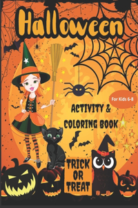 Halloween Activity & Coloring Book