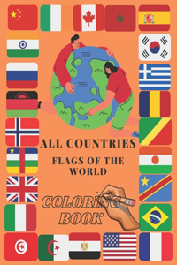 All countries flags of the world Coloring Book