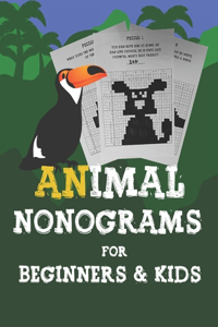 Animal Nonograms for Beginners and Kids