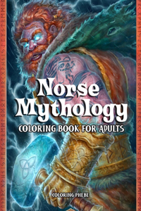 Norse Mythology Coloring Book for Adults