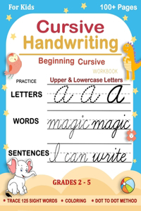 Cursive Handwriting Workbook For Kids
