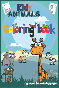 Kids Animals coloring book