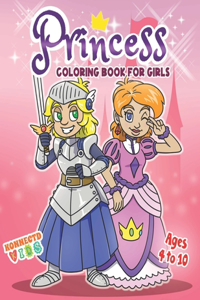 Princess Coloring Book for Girls