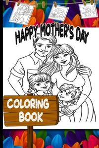Happy mother's day coloring book
