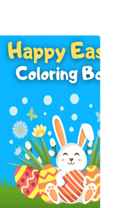 Happy Easter Coloring Book