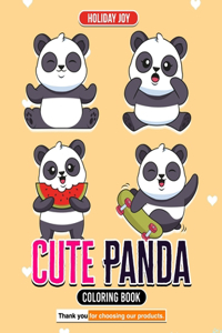 Cute Panda Coloring Book Playful Palette of Animal Delight