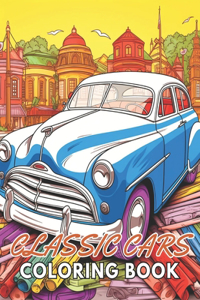 Classic Cars Coloring Book for Adult