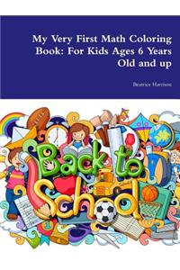 My Very First Math Coloring Book