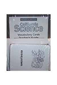 Houghton Mifflin Science California: Vocab Cards & Tchr GD L4