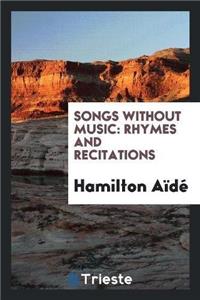 Songs Without Music